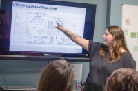 WCU students support REACH shelter expansion with drone technology, design expertise