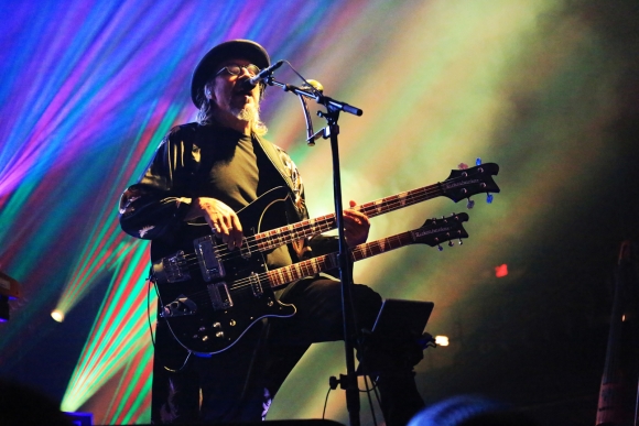 Les Claypool performs with Primus at the Harrah&#039;s Cherokee Center in Asheville Aug. 28.