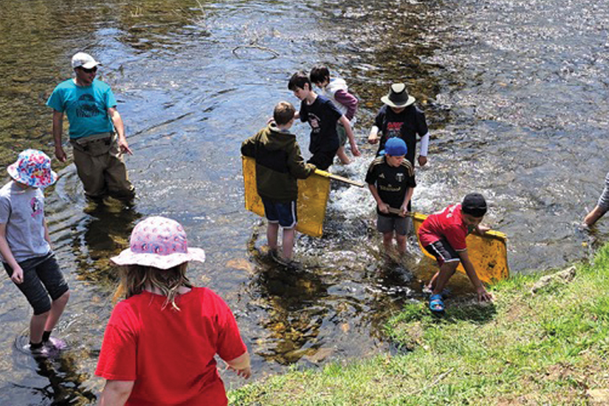 Students took the opportunity to learn more about natural resources and conservation.