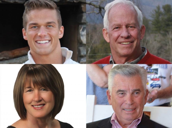 Clockwise from top left: Madison Cawthorn, Chuck Archerd, Jim Davis and Lynda Bennett. 