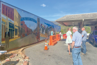 Waynesville mural project ends with community paint day