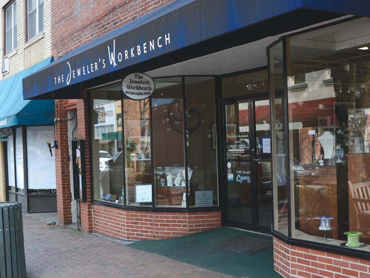 Kituwah LLC, the business arm for the Eastern Band of Cherokee Indians, has recently purchased several properties in downtown Waynesville — two buildings on Main Street that are currently home to the Jeweler’s Workbench and the Haywood County Arts Council (top) and properties on Boundary Street that contain Southern Concrete Materials. Holly Kays photos