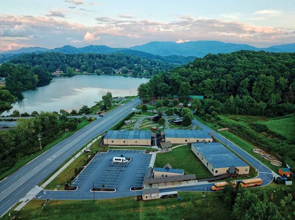  Shining Rock Classical Academy. A Shot Above photo