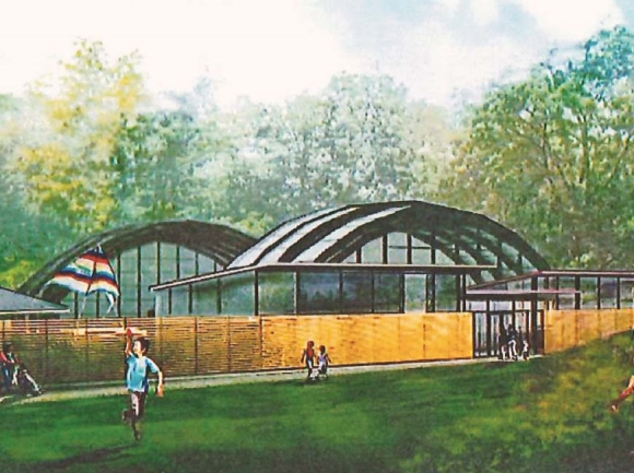 Clark Nexsen also designed this pool at the Asheville Jewish Community Center, of similar size to the one envisioned for Jackson County. Clark Nexsen rendering
