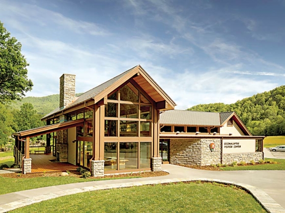 Oconaluftee Visitor Center.  Trotter and Associates photo