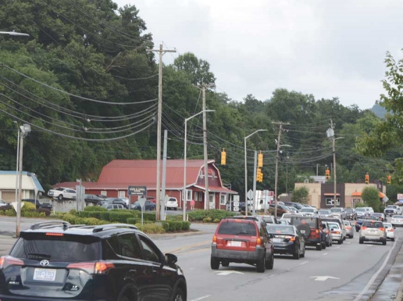 The intersection of N.C. 107 and U.S. 23 is one of the more problematic areas along the congested road. Holly Kays photo