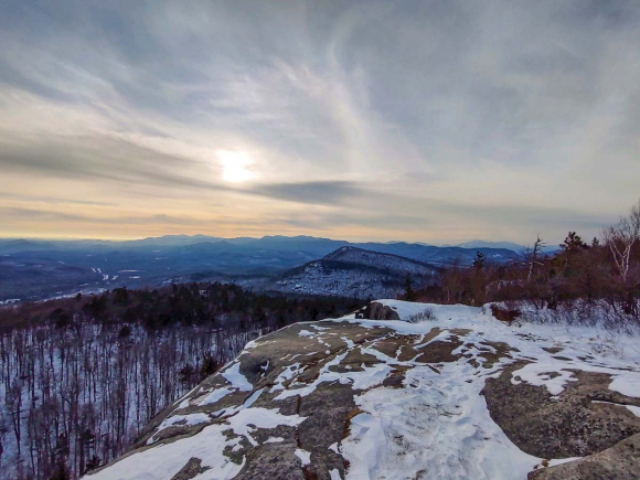 The summit of Poke-O-Moonshine. (photo: Garret K. Woodward)