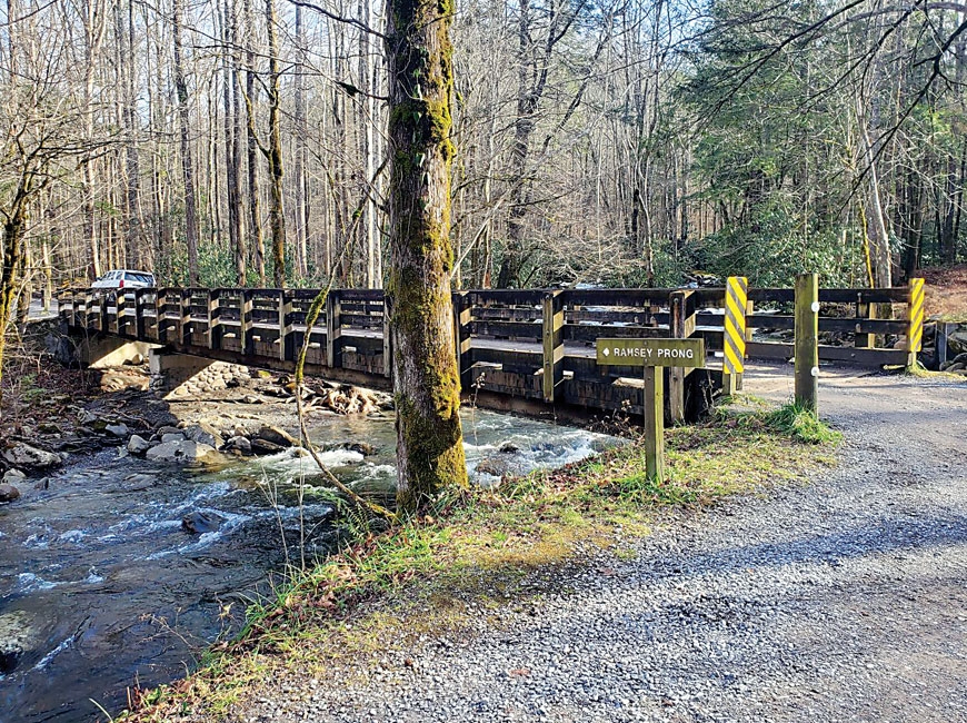 Ramsey Prong Bridge is in need of replacement, but supply delays are extending the project’s timeline. NPS photo