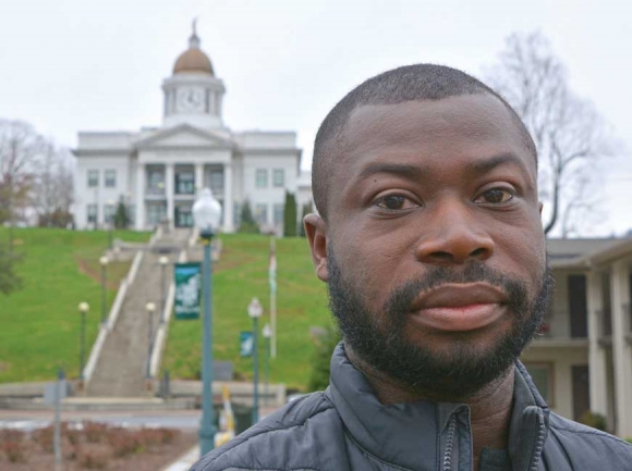 Sylva resident Kelly Brown is one of many people of color upset by Rep. Mark Meadows’ recent actions before a House committee. Cory Vaillancourt photo