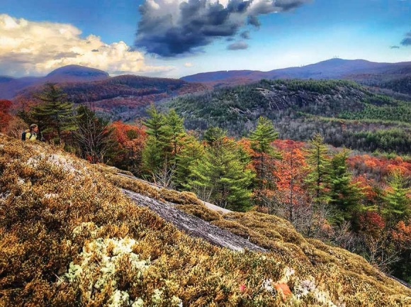 Little Green Mountain rises from the base of Panthertown Valley. Thomas Mabry photo 