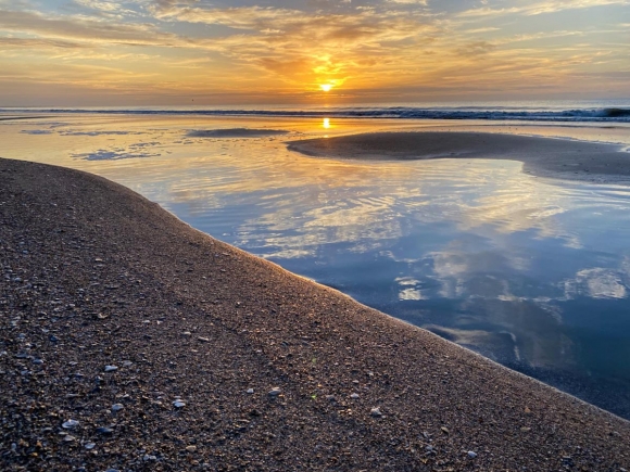 Sunrise at Edisto Island.