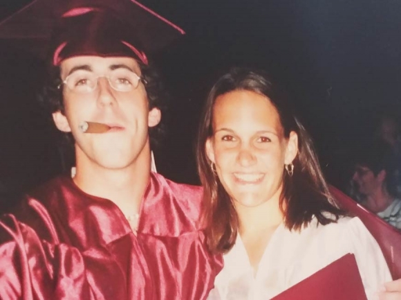 Garret and Emily, high school graduation.