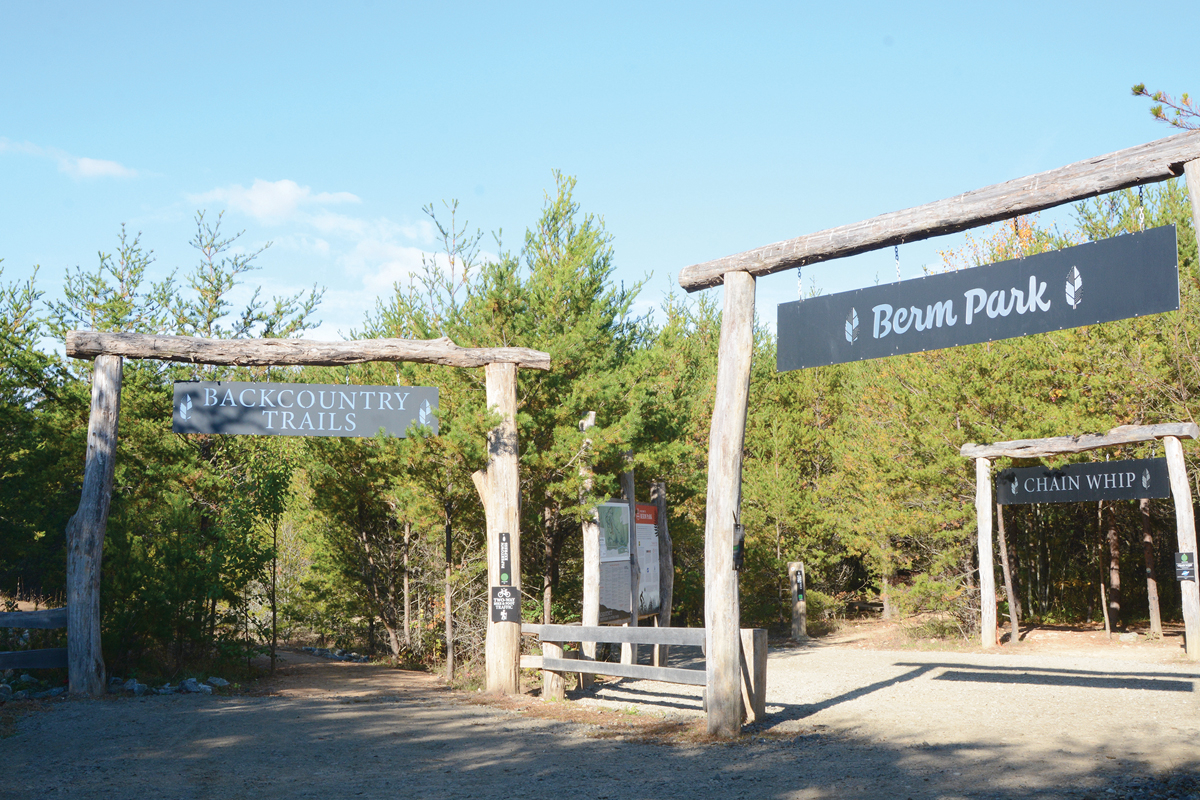 Chestnut Mountain’s trail hub offers a variety of options. Holly Kays photo