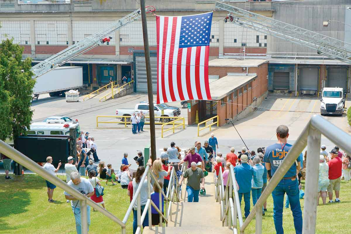 Shift workers leave Pactiv Evergreen&#039;s Canton paper mill for the final time.