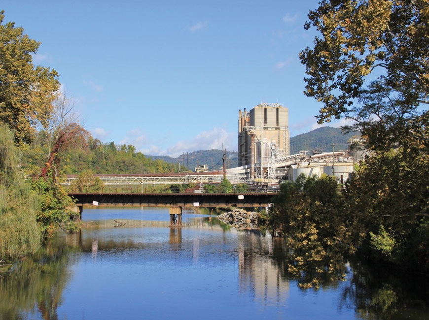 Evergreen Packaging in Canton runs a paper mill that has been in operation since 1908. Evergreen Packaging photo