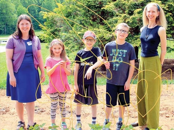 Learning by growing: Veggie garden a teaching tool for Swain students