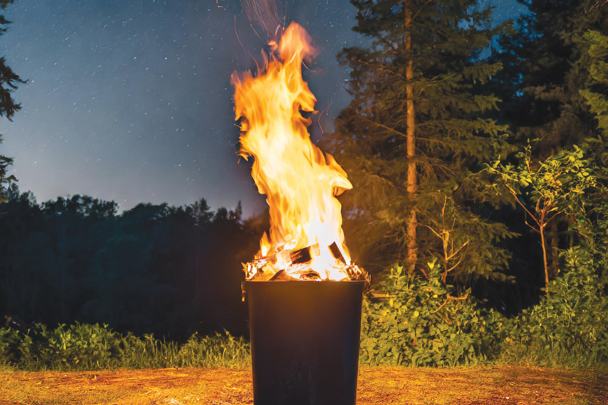 Burning trash is against state law