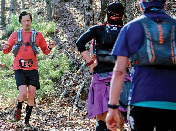 Matt Kirby makes his way through the 68-mile Georgia Death Race route. Donated photo