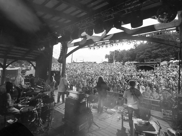 Leftover Salmon performs at FloydFest. (photo: Garret K. Woodward)