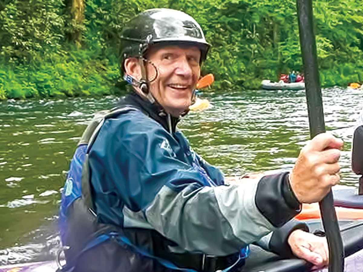 Olympian Wayne Dickert has been paddling most of his life. Donated photo
