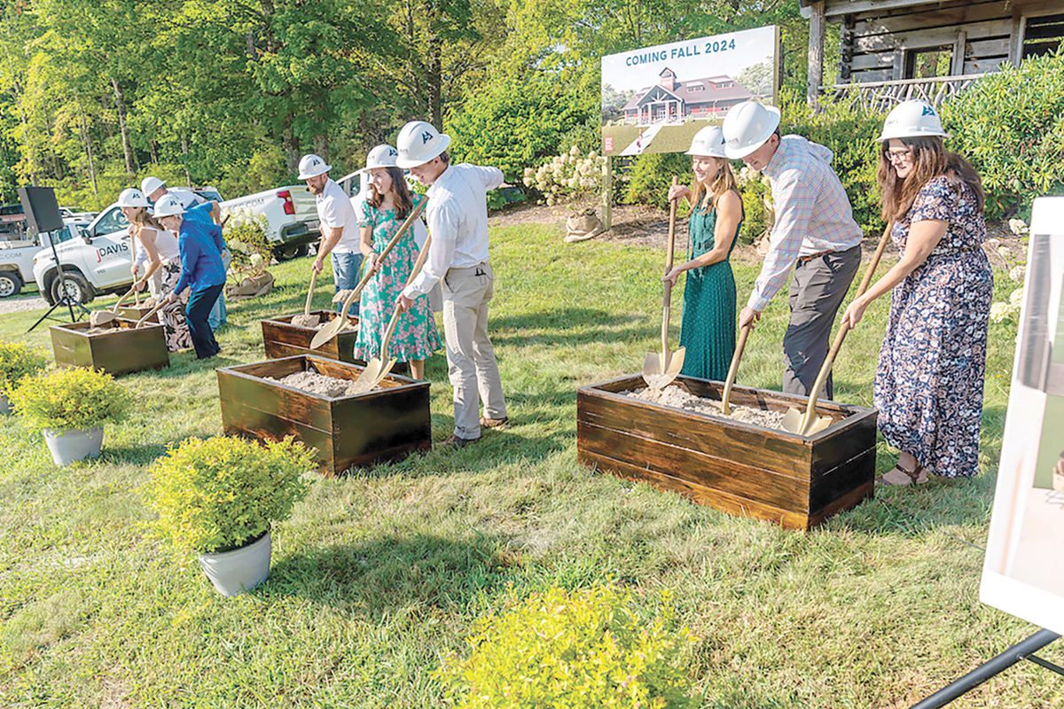 Summit Charter School broke ground on phase II of its high school expansion on Aug. 25. Kevin Nealey photo 