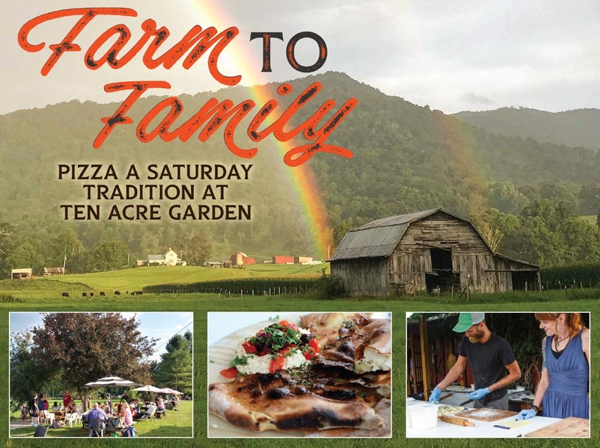 Haywood’s biggest pizza party: Pizza nights at Ten Acre Garden grow community