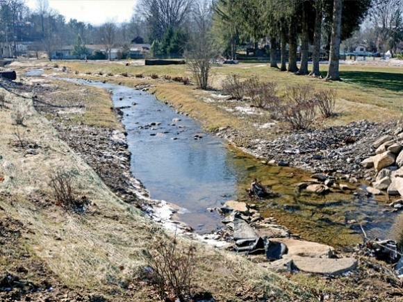 Watery restoration: Waynesville and partners restore stream flows, aquatic habitat