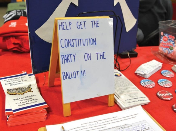A successful petition drive has the Constitution Party poised to field at least a few candidates this fall. Cory Vaillancourt photo