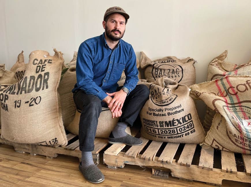 Cabell Tice, co-owner of Steamline Coffee Co. in Waynesville. (photos: Luke Sutton Photo)