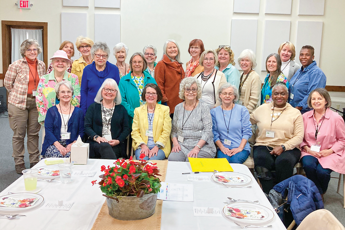 The Sylva gardening club maintains the large garden that runs the length of Bicentennial Park. Donated photo