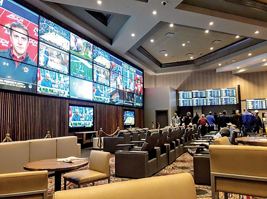 In addition to slots and table games, Caesars Southern Indiana offers sports betting.  Laurencio Ronquillo photo