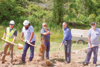 Bryson City wastewater plant breaks ground
