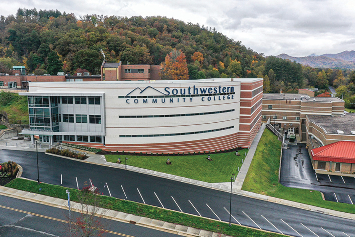 Southwestern Community College completed a new health sciences building in 2021 to expand enrollment and diversify opportunities in its popular health sciences programs. File photo