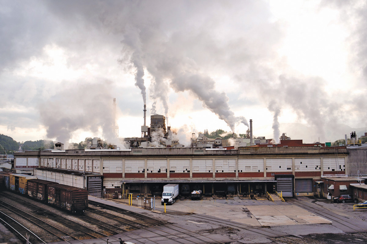 After 115 years, the mill in Canton stopped making paper in May. Max Cooper photo