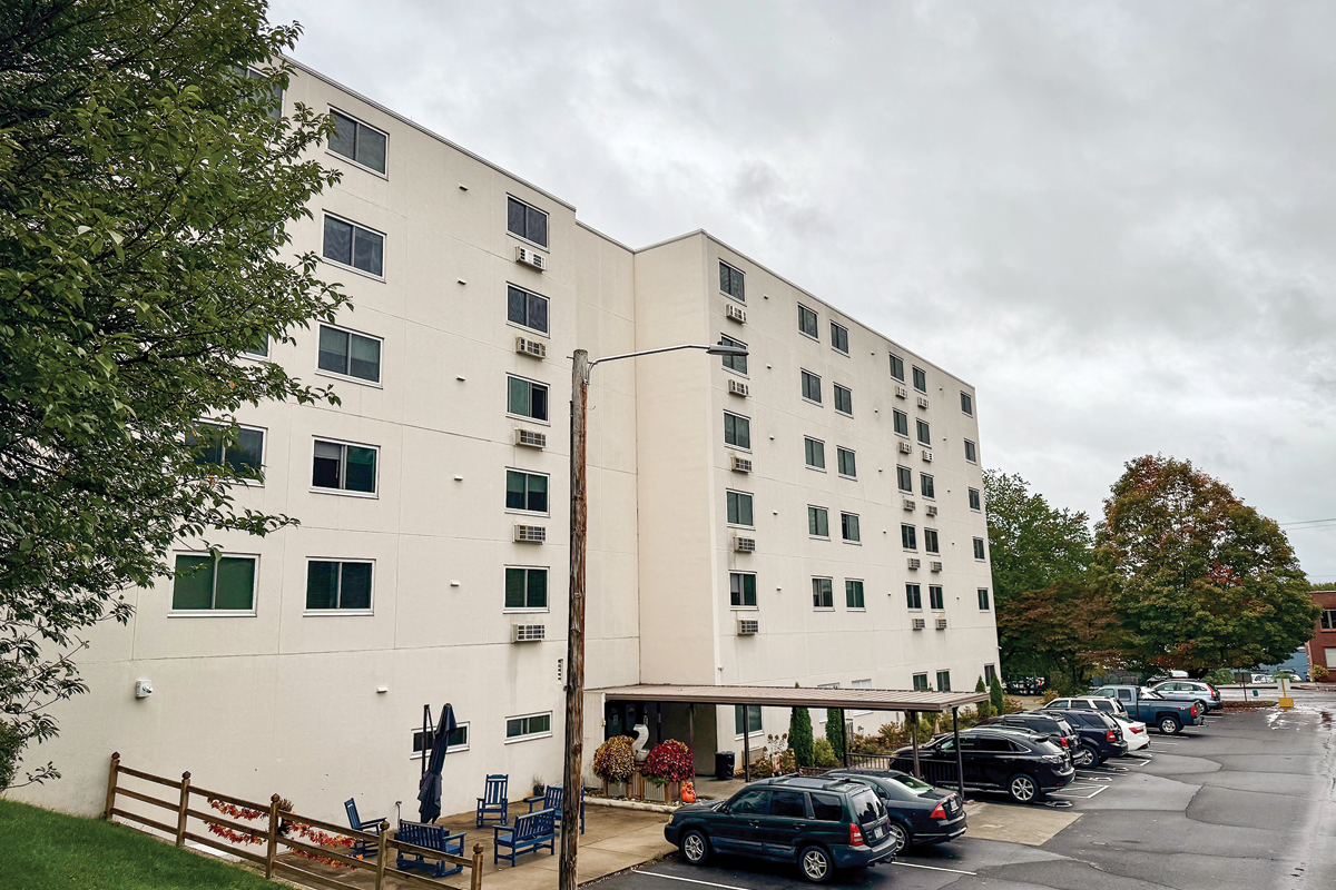 Location and affordability make Waynesville Tower a valuable option for Haywood County’s low-income residents. 