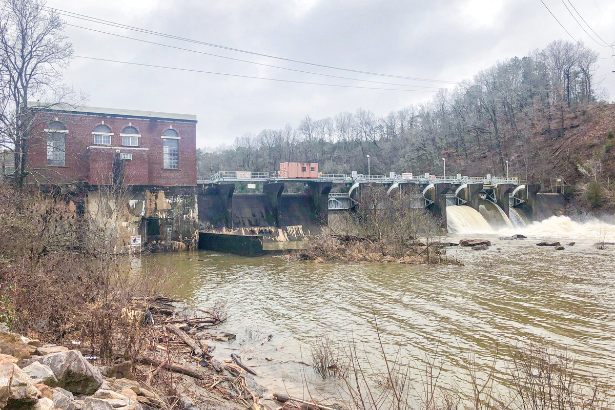 Lake Emory Dam. File photo