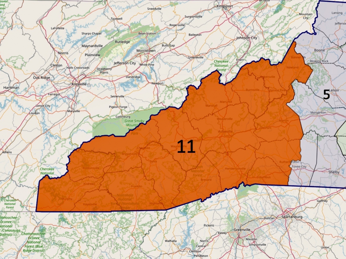 North Carolina&#039;s 11th Congressional District.