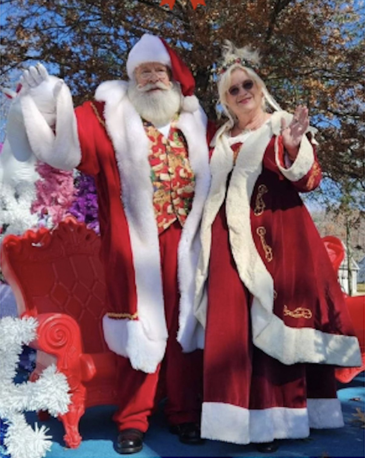 Smokey Mountain Santa &amp; Mrs. Claus at Tuscola High School
