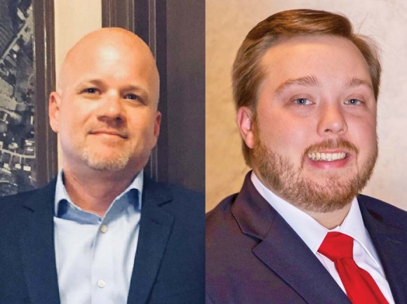 Haywood County Tax Collector Mike Matthews (left) will face a fellow Republican in the May 8 Primary Election. Andrew ‘Tubby’ Ferguson (right) says there’s room for improvement in the county tax collector’s office. Donated photos