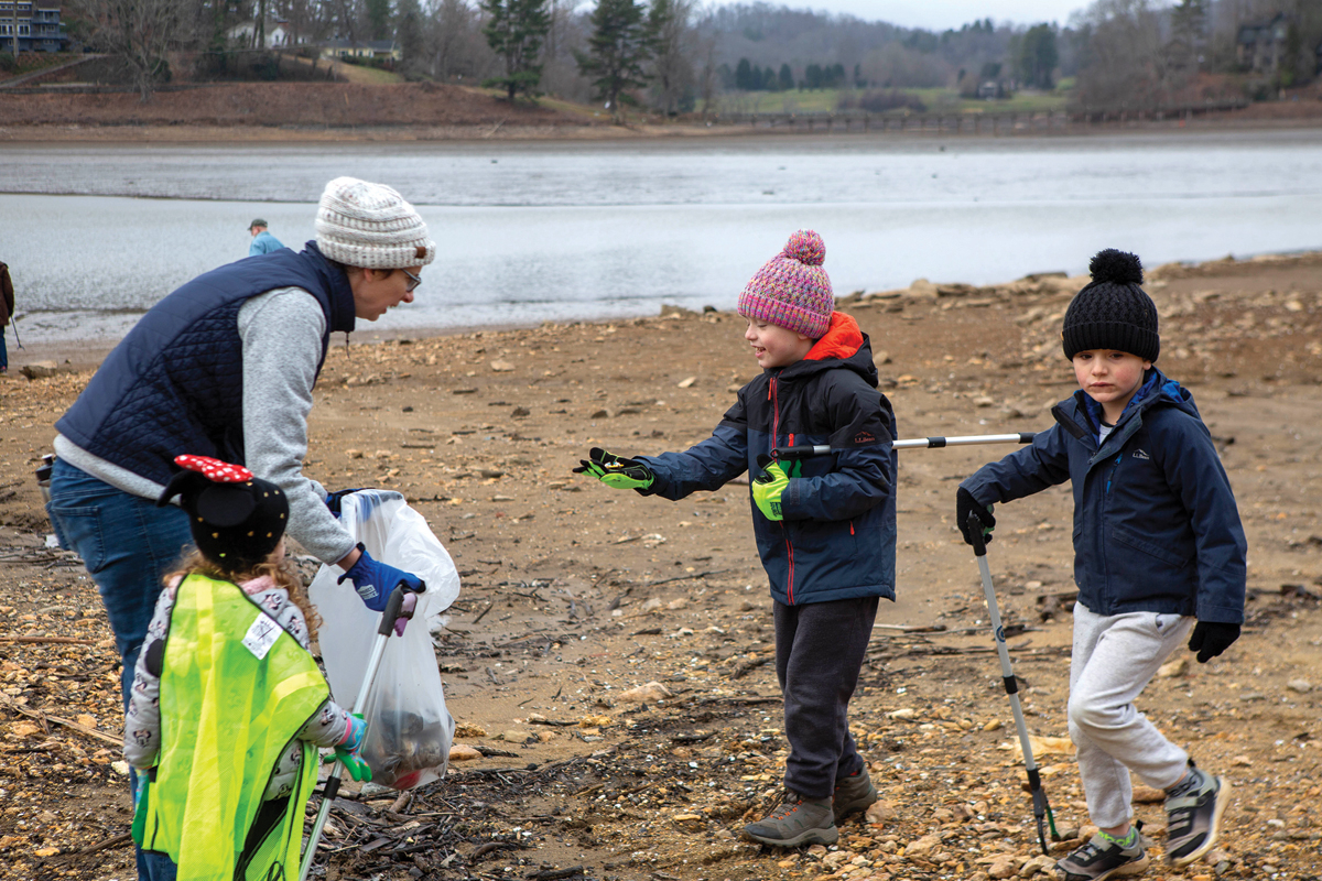 Lake Junaluska Cleanup Day is open to volunteers of all ages, but adult chaperones should accompany youth. 