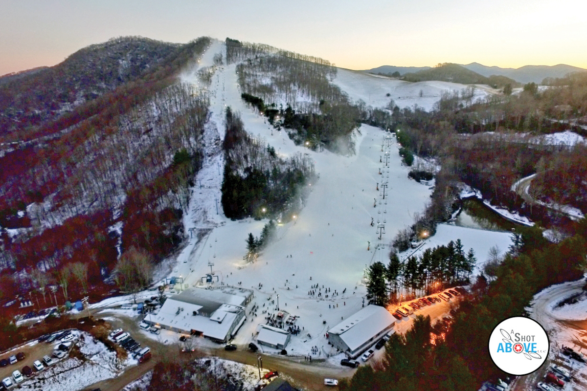 Cataloochee Ski Area. A Shot Above photo