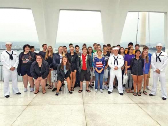 Swain band performs at Pearl Harbor Anniversary