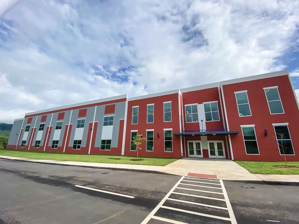 Construction for the second phase of Shining Rock Classical Academy is currently paused due to rising inflation. Hannah McLeod photo