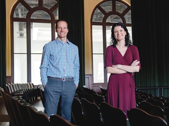 Al Kopak and Alexa Singer. WCU photo