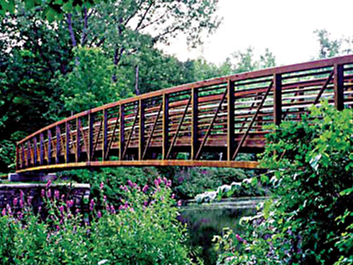 Once complete, the project will result in a new bridge connecting additional land to the park. Donated photo