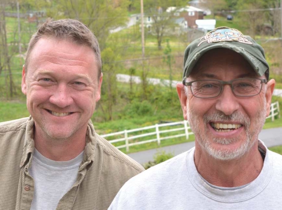 Matt Gardner and Patrick Schneider, co-owners of MGC of WNC. (photo: Garret K. Woodward)
