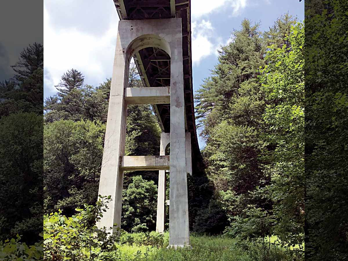 The Laurel Fork Bridge slated for replacement was built in 1939. NPS photo 