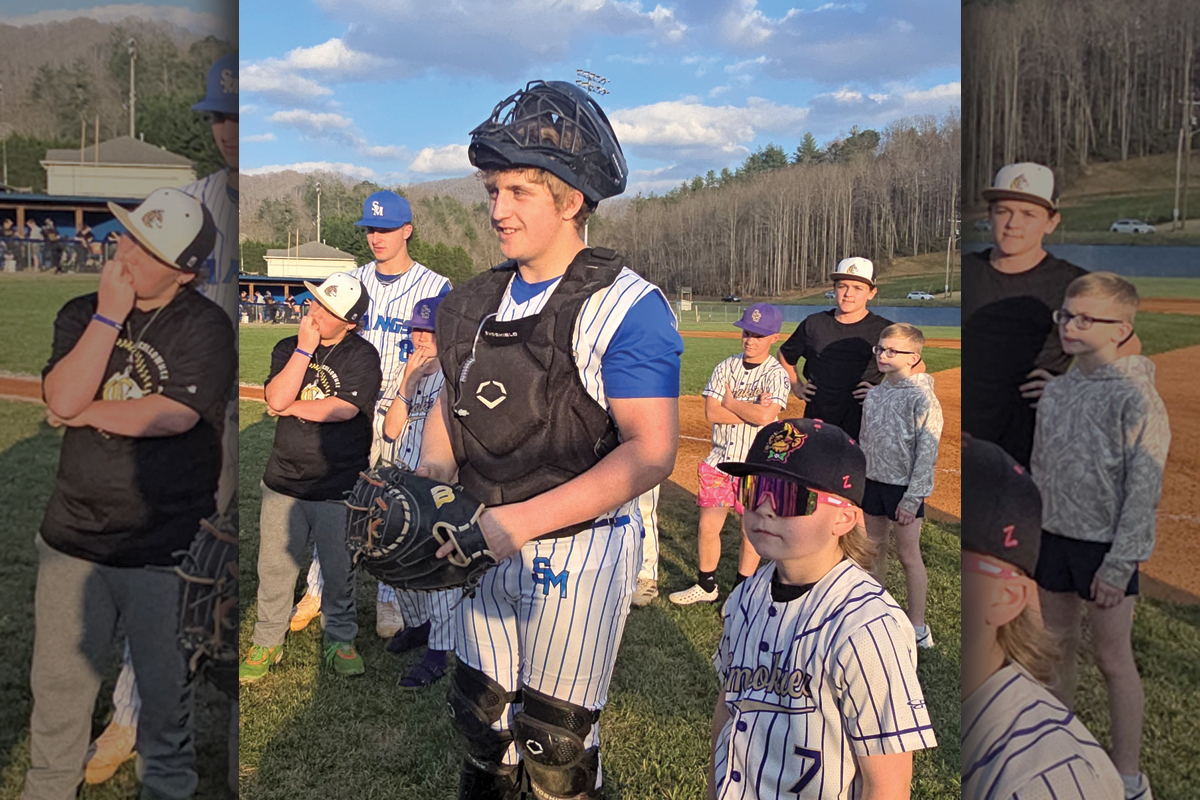 Little League and youth players enjoyed an on-field experience at the Smoky Mountain baseball field.