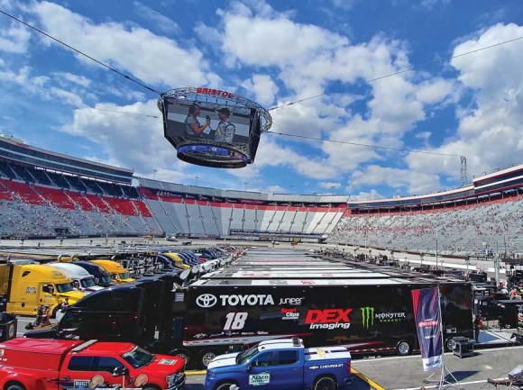 Bristol Motor Speedway. Garret K. Woodward