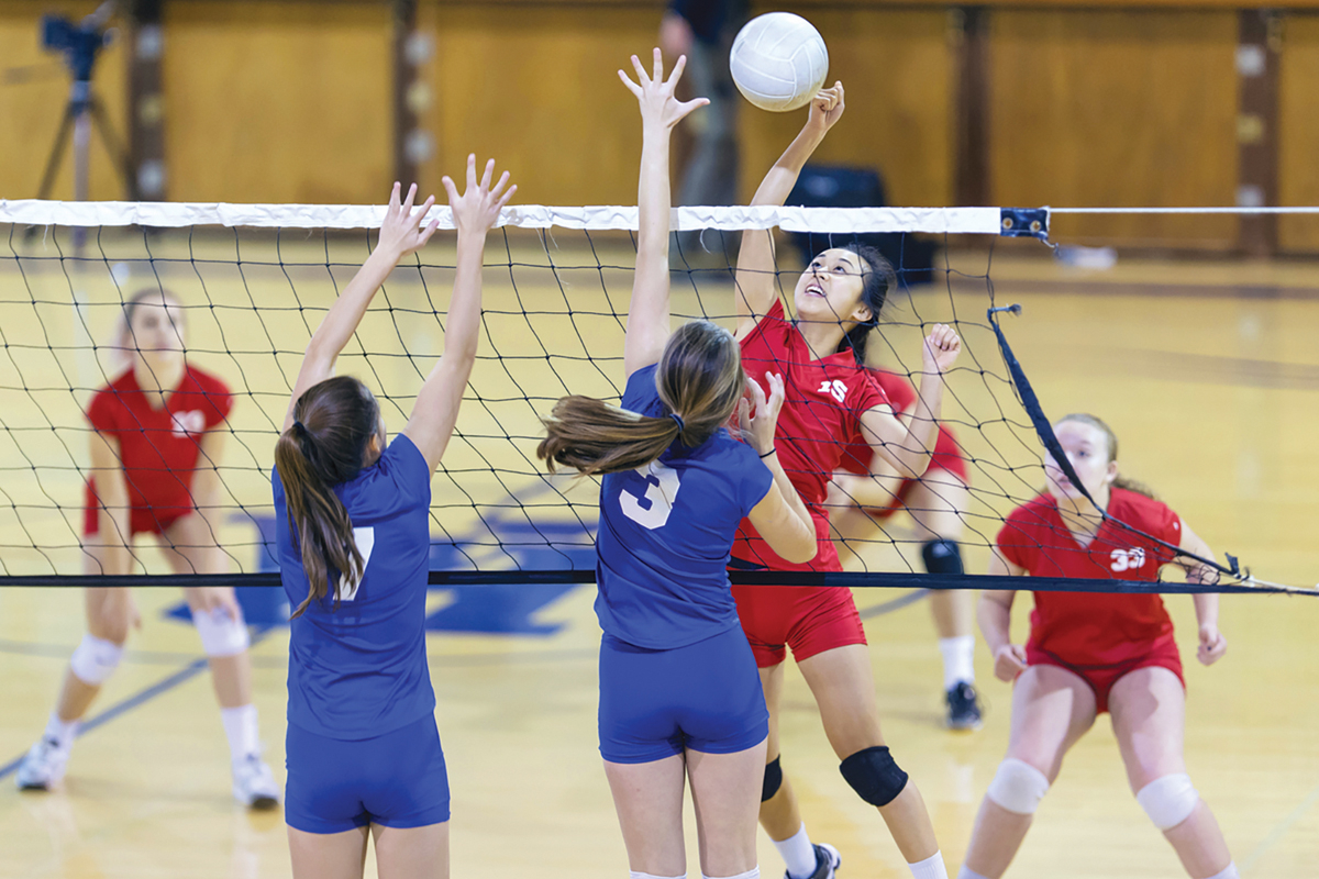 Sign up for volleyball clinics